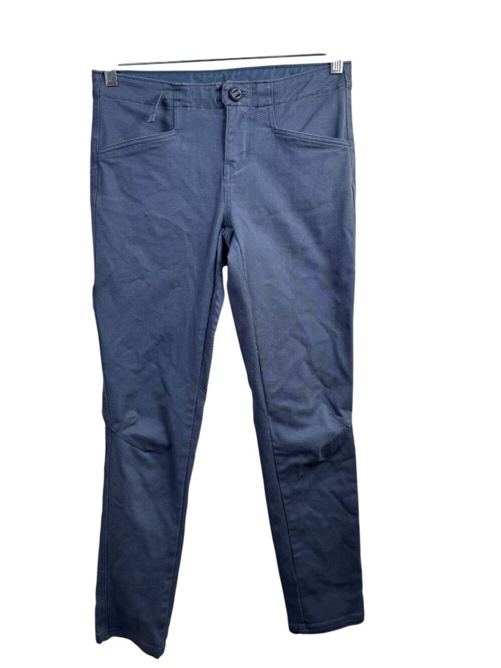 Patagonia Escala Pock Organic Cotton Blend Pants Womens 4 Dolomite Blue Hiking